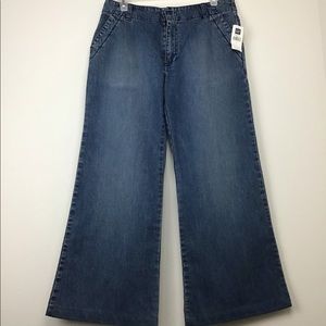 GAP Wide Leg Jeans NWT 8
